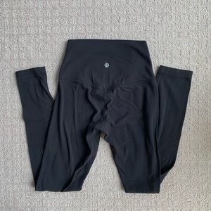 Black Lulu Align Leggings (Size 2)